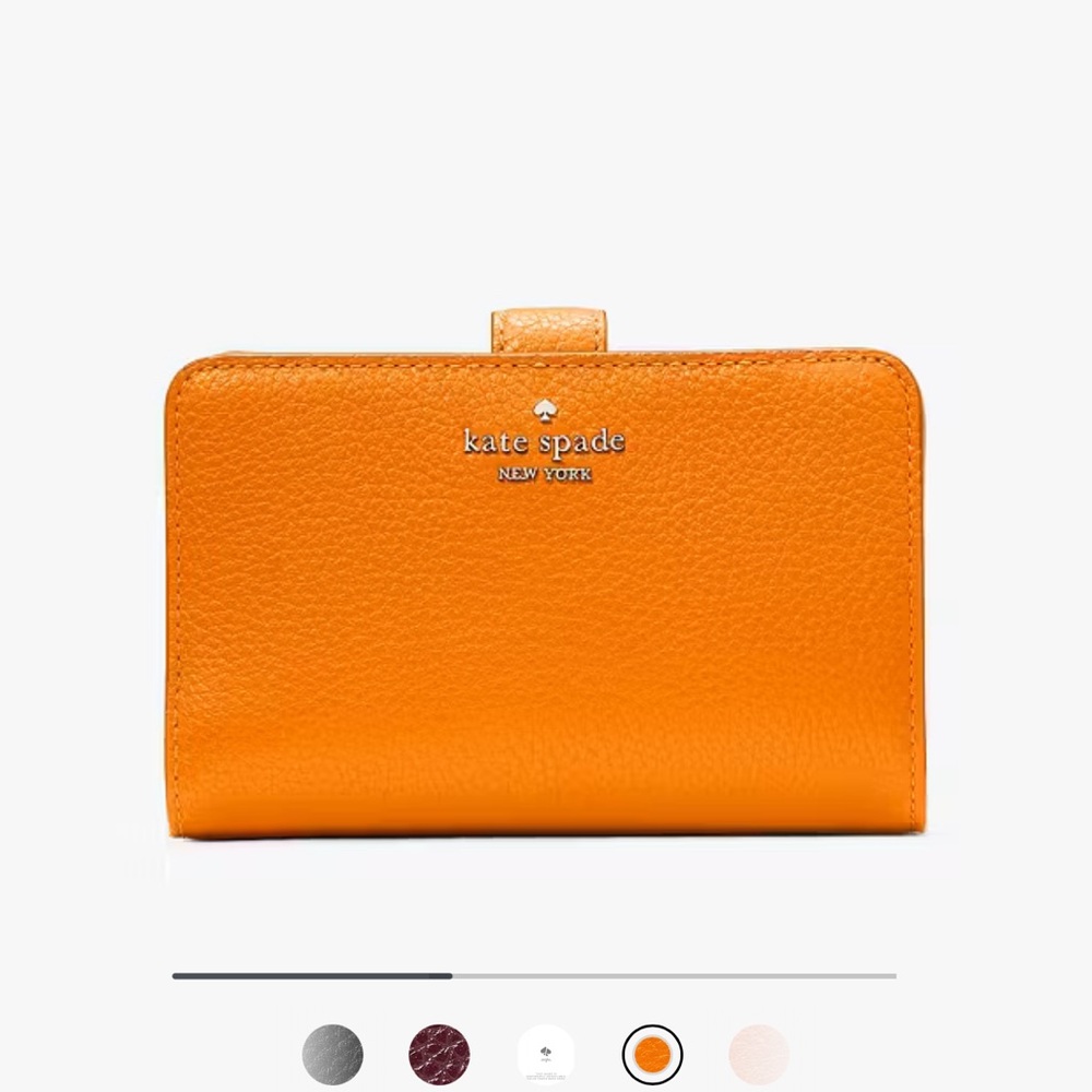 Kate Spade Orange Leather Wallet